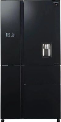Холодильник двухкамерный Sharp SJWX99ABK No Frost, инверторный черный ...