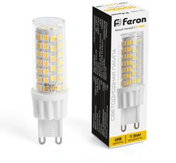 Упаковка ламп LED FERON G9, капсульная, 13Вт, 10 шт.