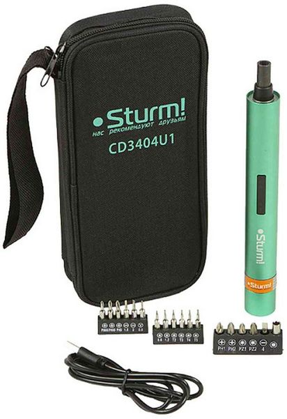 Аккумуляторная отвертка STURM! CD3404U1
