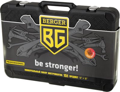 Набор инструментов BERGER BG151-1214, 151 предмет – купить в Ситилинк ...