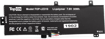 Батарея для ноутбуков TopON TOP-LE310, 3950мAч, 7.6В [103527]
