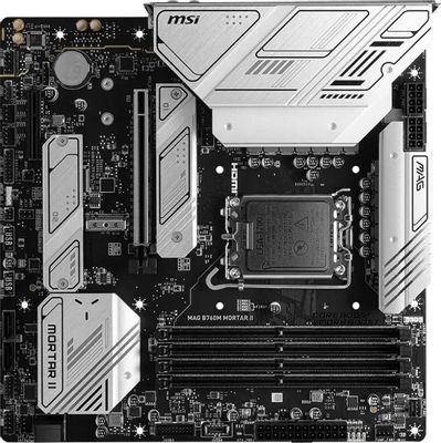 Материнская плата MSI MAG B760M MORTAR II, LGA 1700, Intel B760, mATX ...