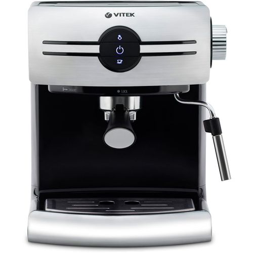 Кофеварка Vitek VT-1507, рожковая, серебристый