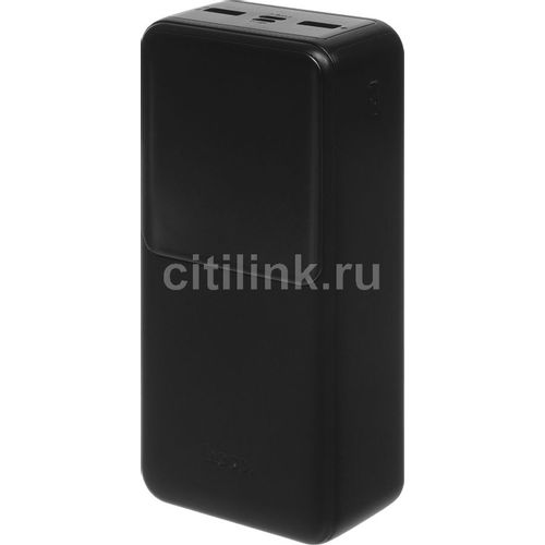 Внешний аккумулятор (Power Bank) Hoco J136B Sirui, 30000мAч, черный [34854]