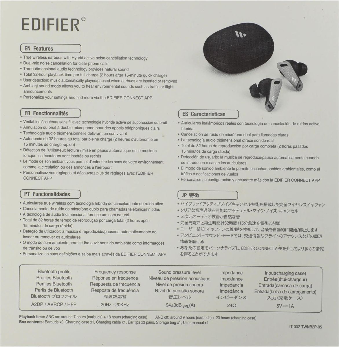 Edifier TWS NB2 PRO Bluetooth