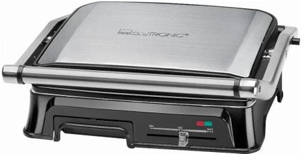 Электрогриль CLATRONIC KG 3571, серебристый [263657]