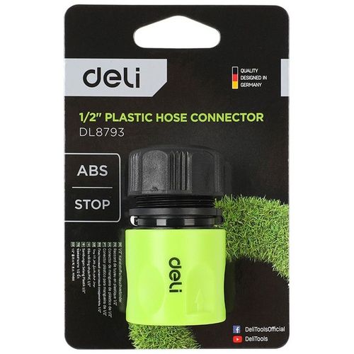 Соединитель Deli DL8793 Д.вх.1/2" зеленый