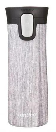 Термокружка CONTIGO Pinnacle Couture, 0.42л, белый/ коричневый [2104546]