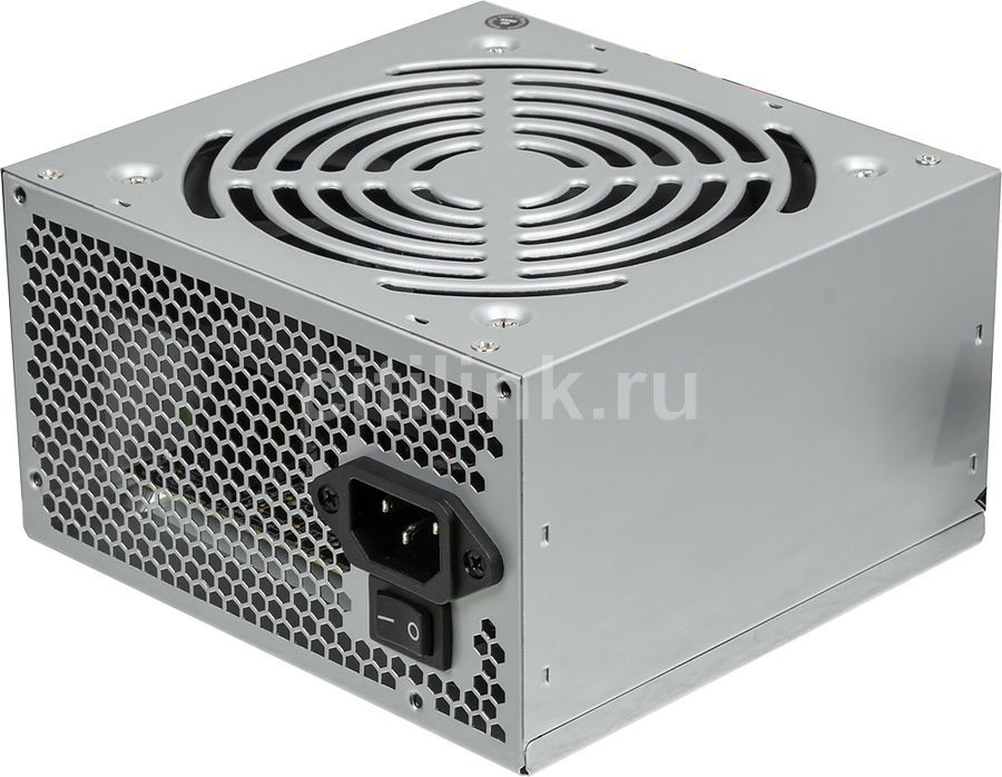 Блок питания Aerocool ECO-500, 500Вт, 120мм, серый, retail ...