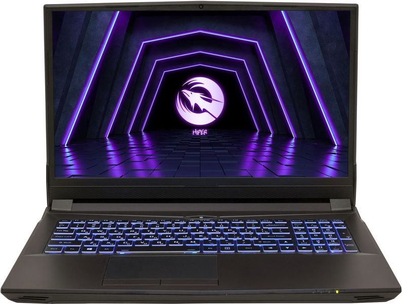 Ноутбук игровой HIPER G16 16.1", IPS, Intel Core i5 10400 2.9ГГц, 6-ядерный, 16ГБ DDR4, 512ГБ SSD,  NVIDIA GeForce  RTX 3070 для ноутбуков - 8 ГБ, Windows 11 Pro, черный [g16rtx3070a10400w11]
