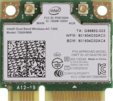 Scheda Di Rete Intel 7260.HMWWB - Wi-Fi + Bluetooth, M.2 - 3