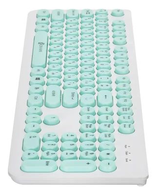 Клавиатура Oklick 400MR, USB, белый мятный [1070514] – купить в ...