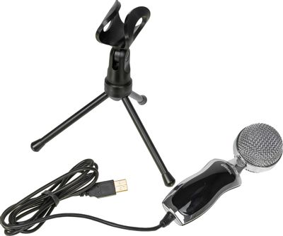 Характеристики Микрофон Ritmix RDM-127, хром [15120026] (1119205 ...