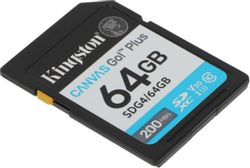 Карта памяти SDXC UHS-I U3 Kingston Canvas Go! Plus 64 ГБ