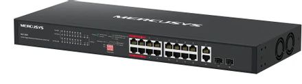 Коммутатор MERCUSYS MS120GP, неуправляемый, 18 RJ-45, 10/100/1000 Мбит/с