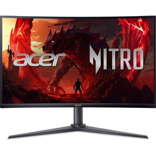 27" Монитор Acer Nitro XZ270UF6bmiiphx, 2560x1440, VA, 320Гц, 2хHDMI, 1хDP, изогнутый, черный [um.hx0cd.602]