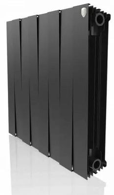 Радиатор биметаллический ROYAL THERMO PianoForte 500 Noir Sable, 500мм х 8 секций, боковое [нс-1176334]