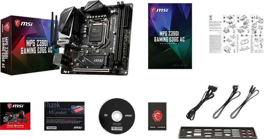 MSI MPG Z390I GAMING EDGE AC LGA 1151v2 Intel Z390 mini ITX Ret 1212575