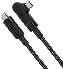 Изображение товара Кабель ACEFAST C5-03 USB Type-C 2м оплетка черный Быстрая зарядка