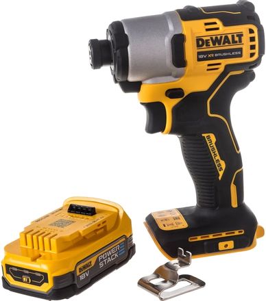 Шуруповерт DeWALT DCF840E1T-XJ, 1.7Ач, без ЗУ, с одним аккумулятором