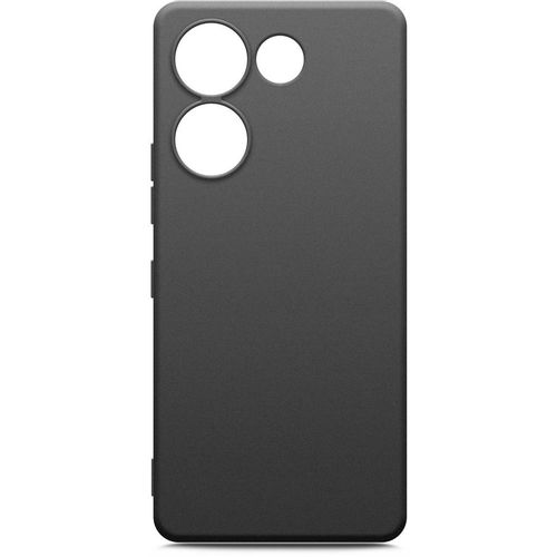 Чехол (клип-кейс) BORASCO Silicone Case, для Tecno Camon 20 (4G)/20 Pro (4G), черный [72054]