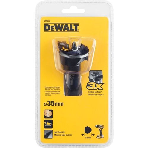 Сверло DeWALT DT4578-QZ, по дереву, 35мм, цилиндрический, 1шт