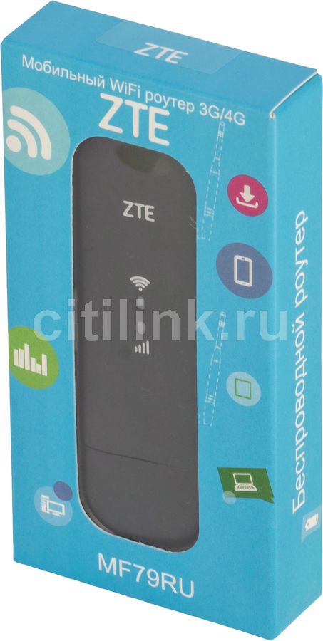 Отзывы на Модем ZTE MF79N 2G/3G/4G, внешний, черный(восстановленный) в ...