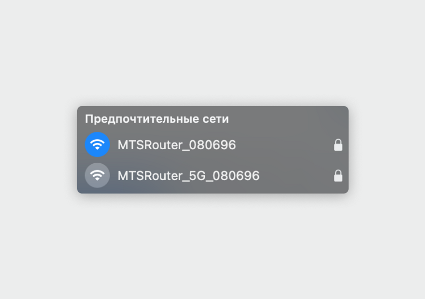 Сеть с 5G в названии работает на частоте 5 ГГц