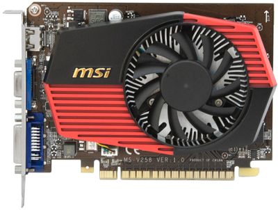 MSI NVIDIA GeForce GT 440 512 GDDR5 Ret n440gt md512d5 599795