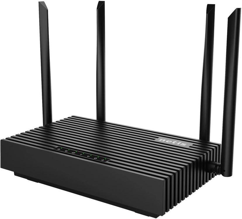 Smart WiFi Router 黒 Характеристики Wi-Fi роутер Netis NX32U, Wi-Fi 6, AX3000, 2.4/5ГГц
