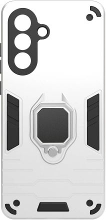 Чехол (клип-кейс) BORASCO Anti-Shock case, для Samsung Galaxy A37, противоударный, серебристый [76466]