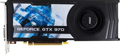 Видеокарта MSI NVIDIA  GeForce GTX 970 GTX 970 4GD5 OC 4ГБ GDDR5, OC,  Ret