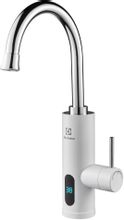 Водонагреватель Electrolux Taptronic White,  проточный,  3.3кВт,  кран,  белый
