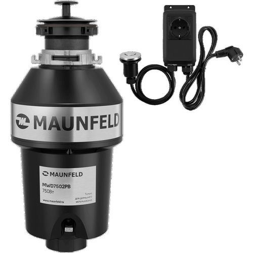 Измельчитель пищевых отходов MAUNFELD MWD7502PB 750Вт черный