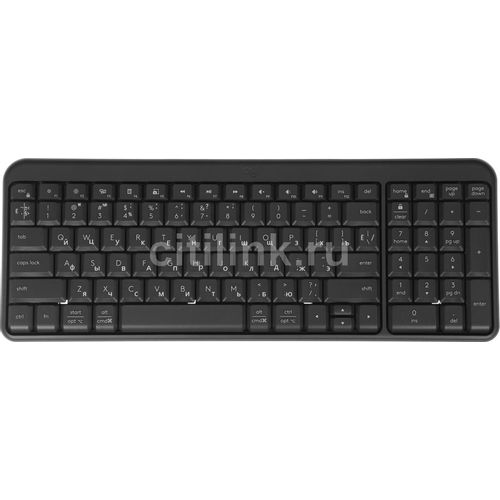 Клавиатура Logitech K251, беспроводная, Bluetooth, мембранная, черный [920-013363]