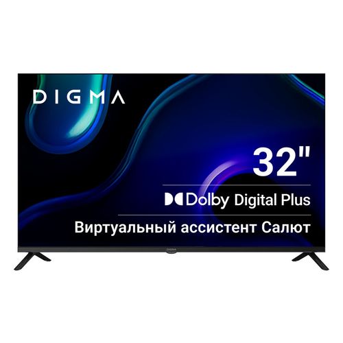 32″ Телевизор Digma DM-LED32SBB36 FULL HD, СМАРТ ТВ, Салют ТВ, черный — цена и наличие 32″ Телевизор Digma DM-LED32SBB36 FULL HD, СМАРТ ТВ, Салют ТВ, черный