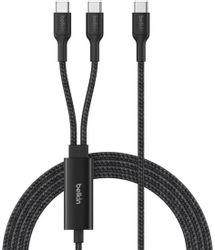 Изображение товара Кабель Belkin CAC004hq1.5MBK, USB Type-C (m) - 2x USB Type-C (m), 1.5м, MFI, черный Изображение товара Кабель Belkin CAC004hq1.5MBK, USB Type-C (m) - 2x USB Type-C (m), 1.5м, MFI, черный