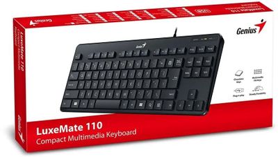 Клавиатура Genius LuxeMate 110, USB, черный [31300012404] – купить в ...