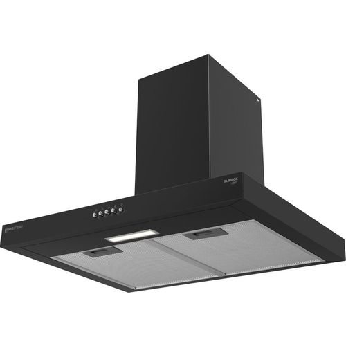 Вытяжка каминная MEFERI Light SLIMBOX60BK, кнопочное управление, черный [slimbox60bk light]