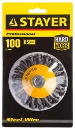 Щетка дисковая Stayer 35135-100, 100мм, по дереву, металлу
