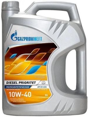 Характеристики Моторное масло GAZPROMNEFT Diesel Prioritet, 10W-40, 5л ...