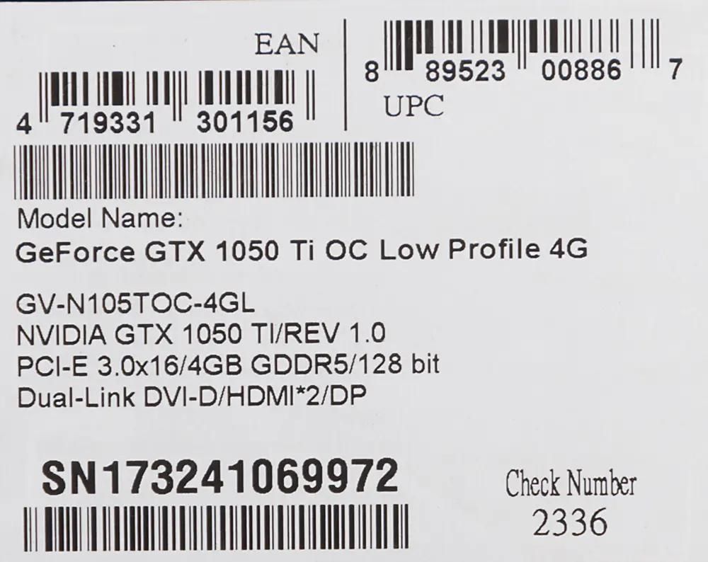 Gtx 1050 ti oc low profile best sale