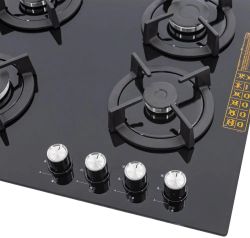 Газовая варочная панель Simfer H60N40B416, черный