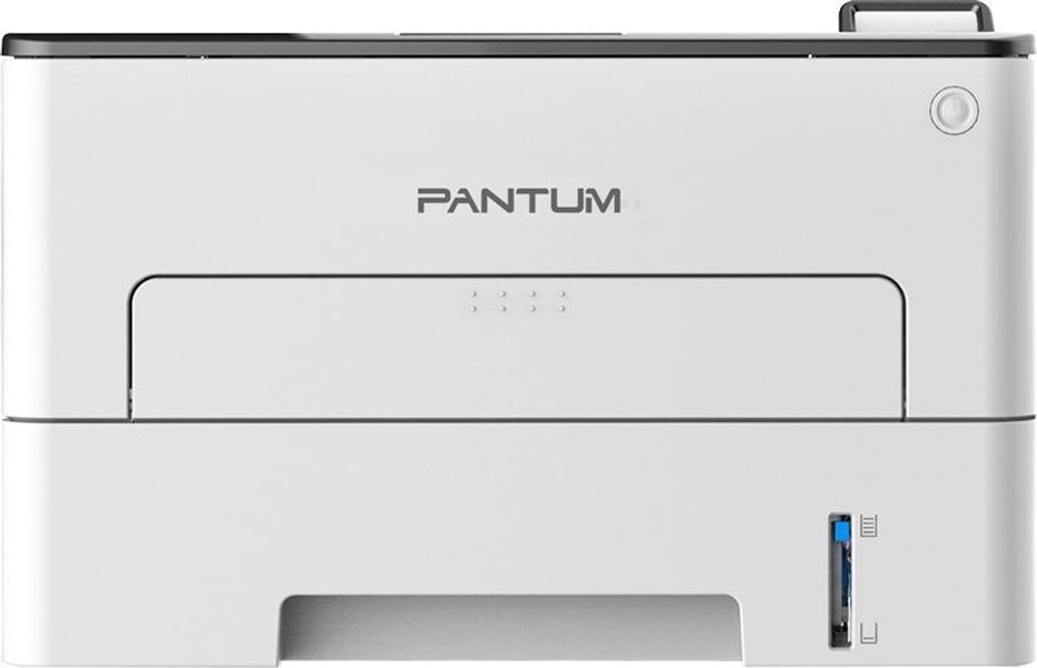 Принтер лазерный Pantum P3300DW черно-белая печать, A4, цвет белый