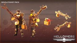 Дополнение к игре PlayStation Helldivers Demolitionist Pack, для ПК, регион: Россия,СНГ