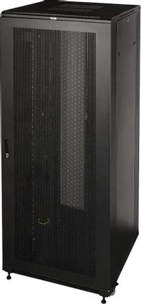 Шкаф серверный LanMaster TWT-CBB-47U-8X10-P1 напольный, перфорированная передняя дверь, 47U, 800x2277x1000 мм