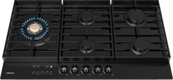 Газовая варочная панель HIBERG VM 9155,  черный