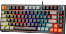 Клавиатура Defender Wildfire GK-213, проводная, механическая, черный/серый