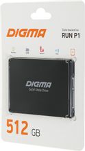 Изображение товара SSD накопитель Digma Run P1 DGSR2512GP13T 512ГБ, 2.5", SATA III,  SATA,  rtl