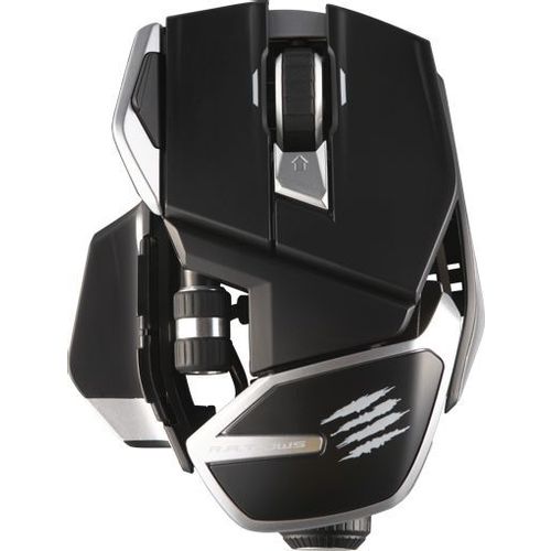 Мышь беспроводная MAD CATZ R.A.T. DWS BL, игровая, Bluetooth/Радио, оптическая, USB, 16000dpi, черный [mr07dhinbl000-0]
